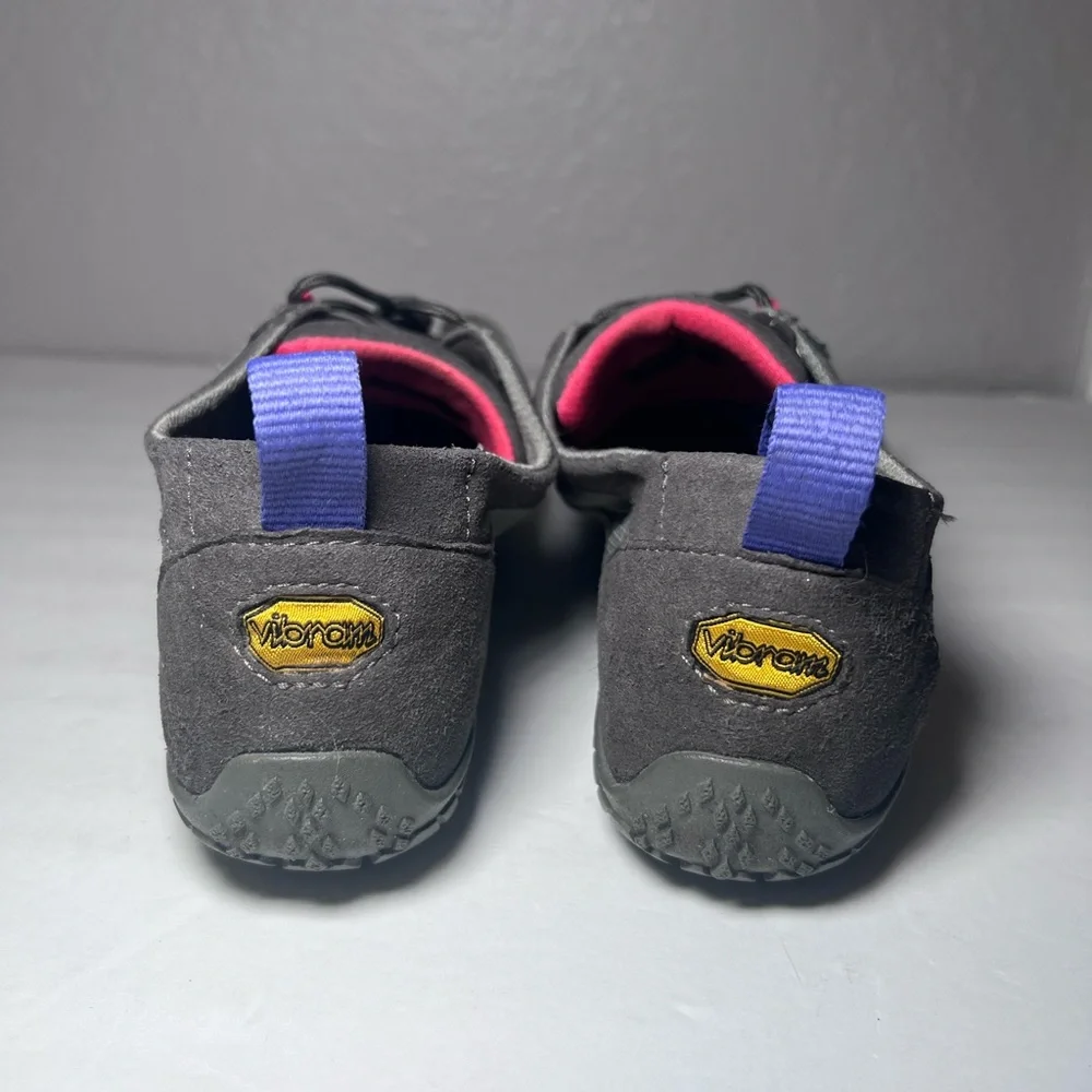Vibram Women Size 7.5 / 8 FiveFingers Trek Ascent Hiking Shoes Mega Grip Grey - Picture 7 of 10